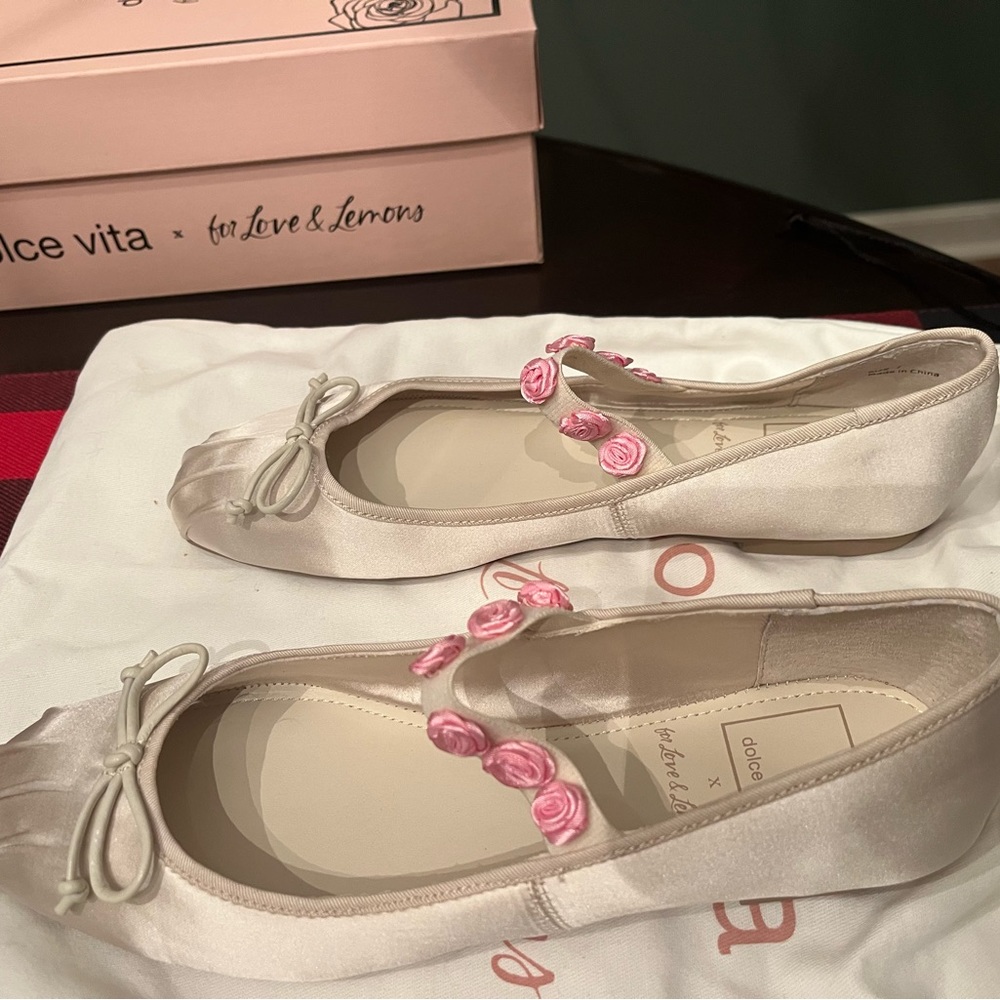 Dolce Vita for Love & Lemons collar-Lily Ballet flats